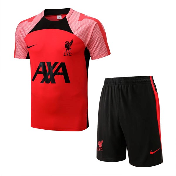 Camiseta Entrenamiento Liverpool Conjunto Completo 2022/2023 Rojo 3